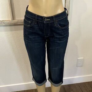 Levi's Dark Indigo Ankle Jeans